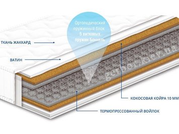 Матрас ЧЕМПИОН COCOS FORTE СОНЛАЙН  фото